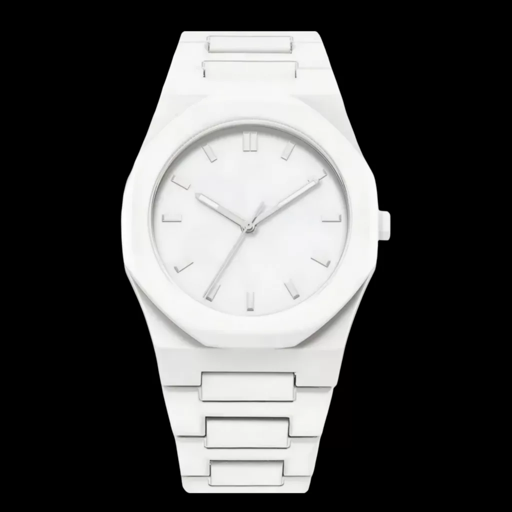 ساعت مچی عقربه‌ای کوارتز مردانه مدل کلاسیک بند سبک قفل مخفی کد ۱۲