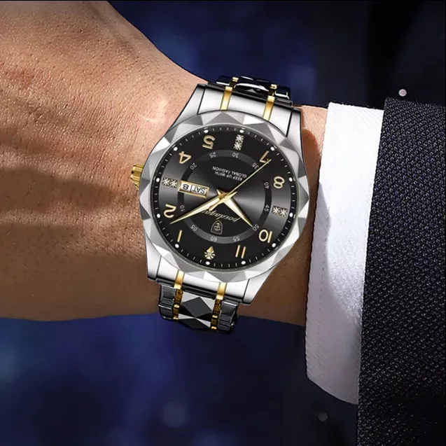 ساعت مچی عقربه‌ای کوارتز مردانه پوداگار مدل Luxury 858B