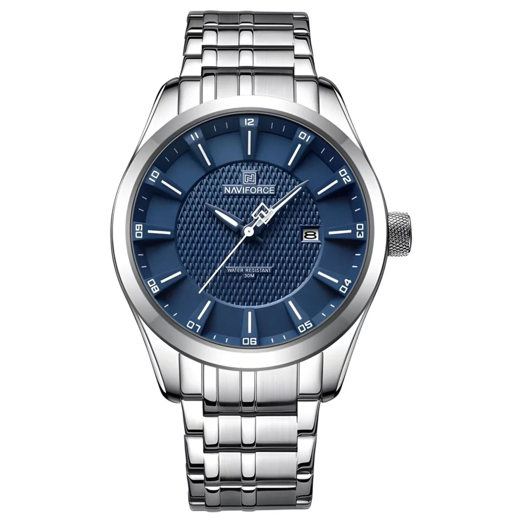 ساعت مچی عقربه‌ای مردانه کوارتز نیوی فورس مدل nf8032