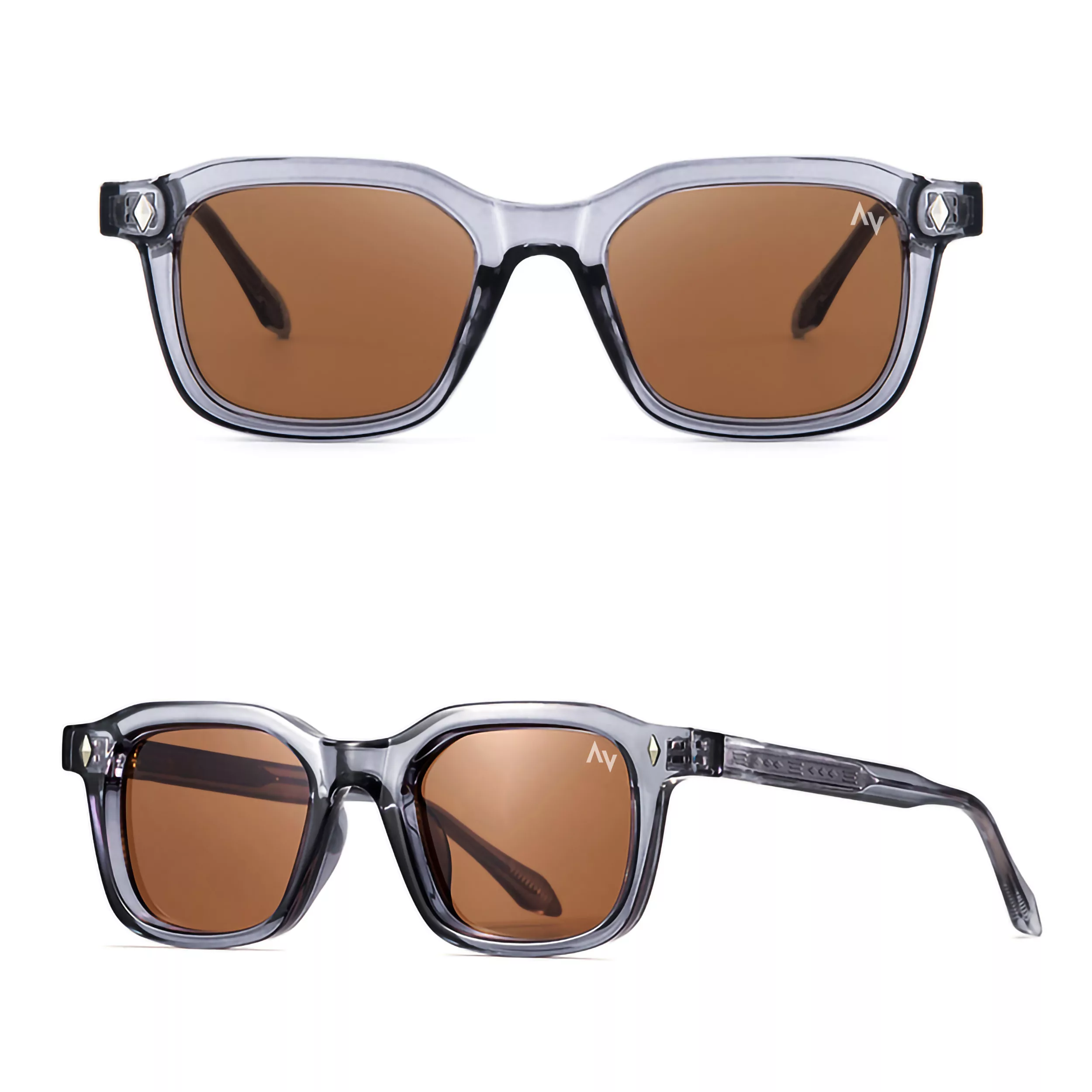 عینک آفتابی ویفرر (Wayfarer) آلبرت وگ مدل SZ8105 Pearl River Rust