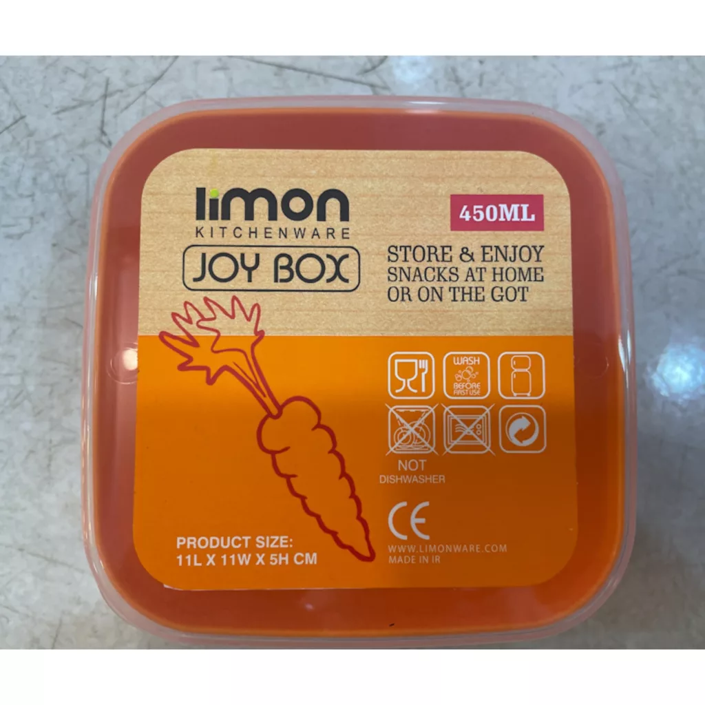 ظرف نگهدارنده لیمون مدل مربع کد ۲۳۵۷ مجموعه ۴ عددی