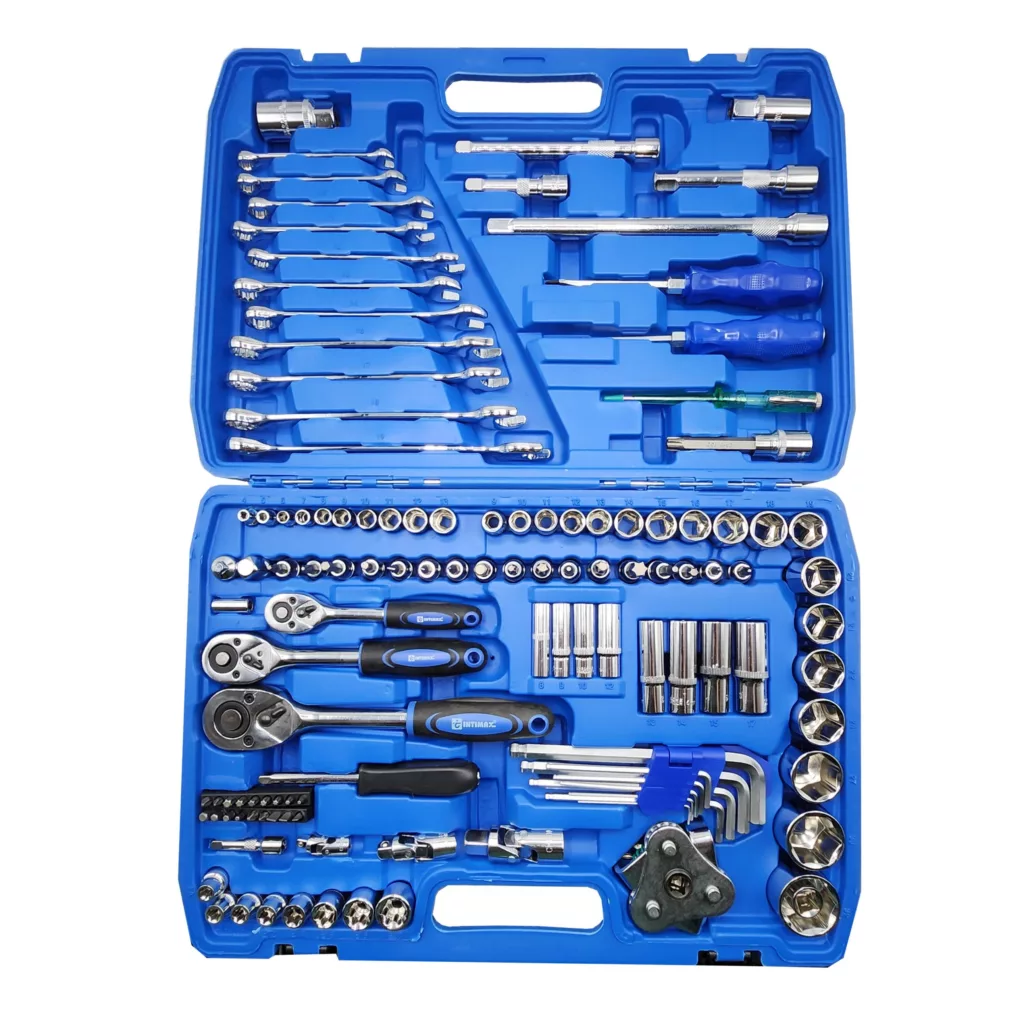 آچار بکس و سری آچار صنعتی اینتیمکس کد 1420 مجموعه 121 عددی