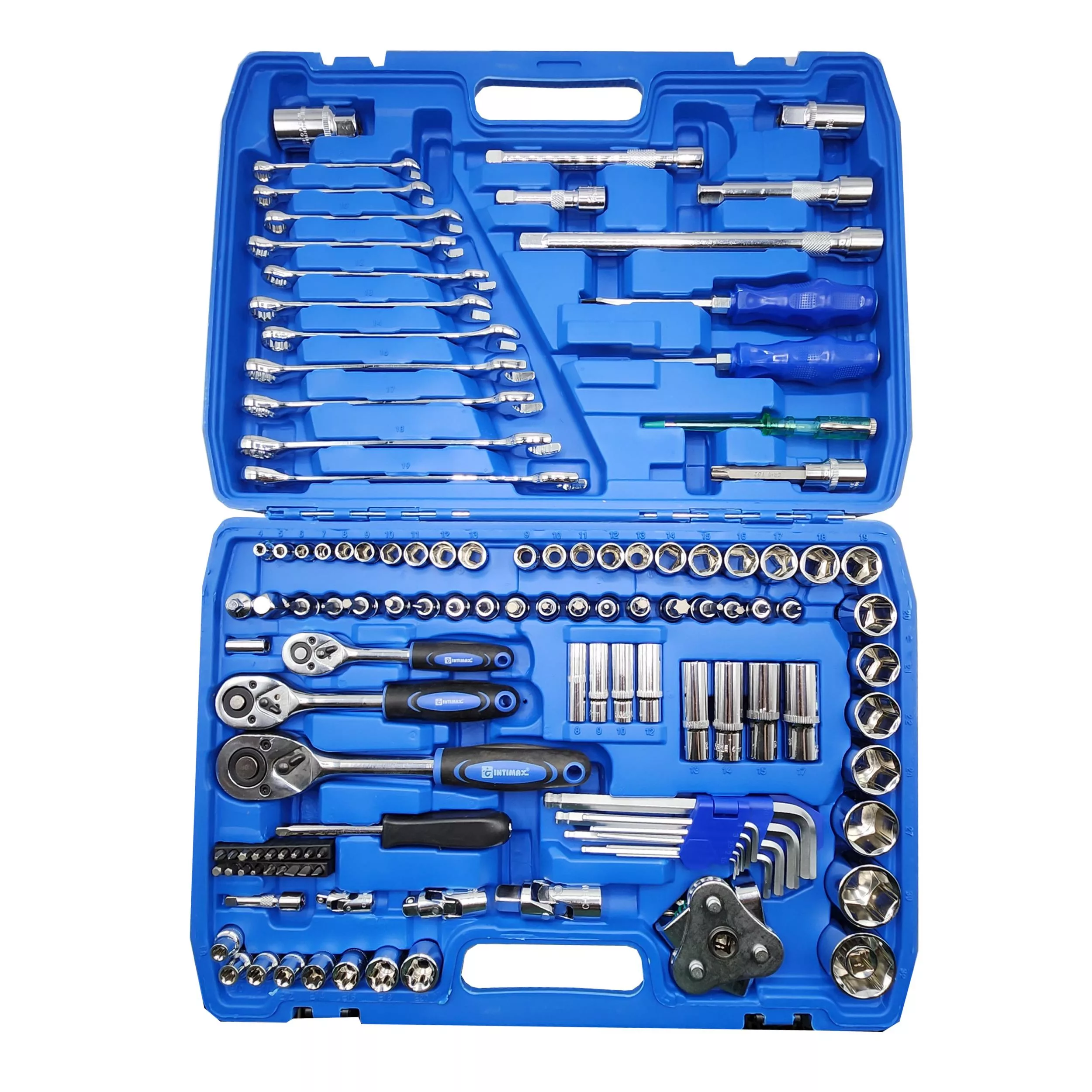 آچار بکس و سری آچار صنعتی اینتیمکس کد 1420 مجموعه 121 عددی