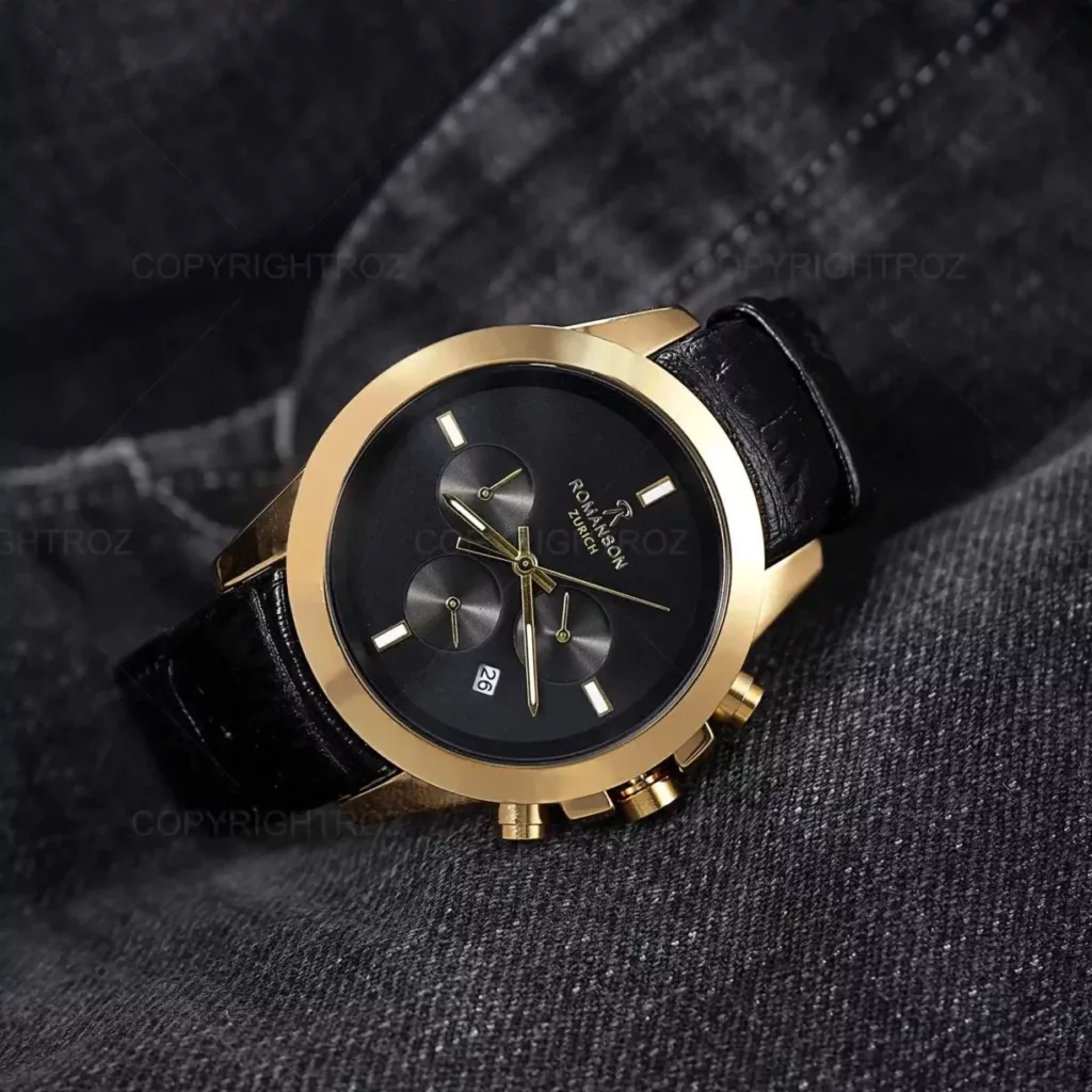 ساعت مچی عقربه‌ای مردانه رومانسون مدل سه موتور tms01