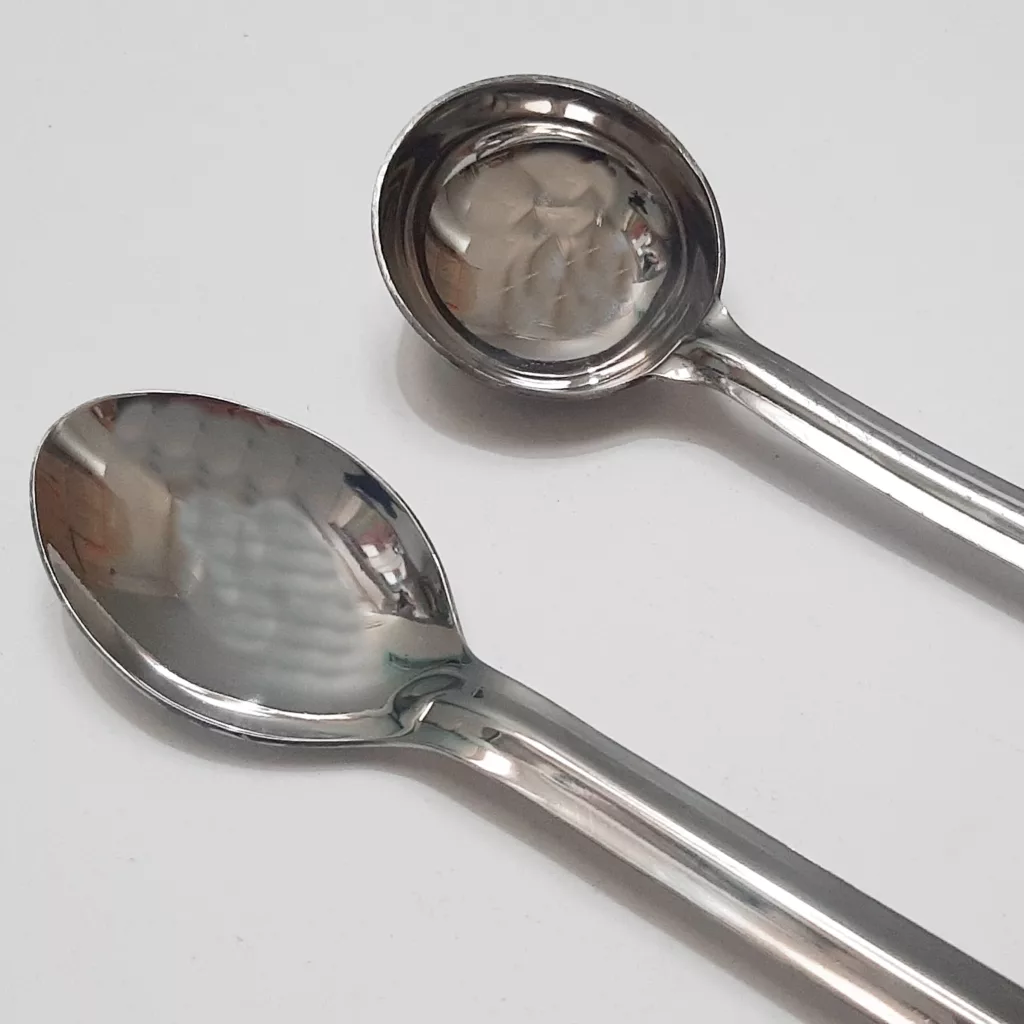 قاشق و ملاقه پارچ کی سی مدل دسته بلند بسته 2 عددی