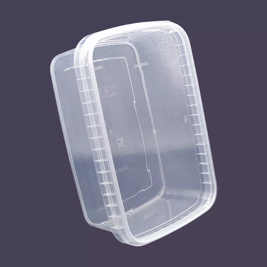 ظرف نگهدارنده مدل فریزری طرح مستطیل کد 1200cc بسته 12 عددی