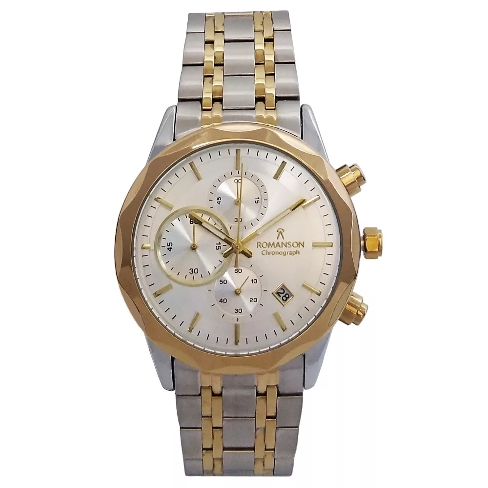ساعت مچی عقربه‌ای مردانه رومانسون مدل ضدآب بندفلزی کد 290