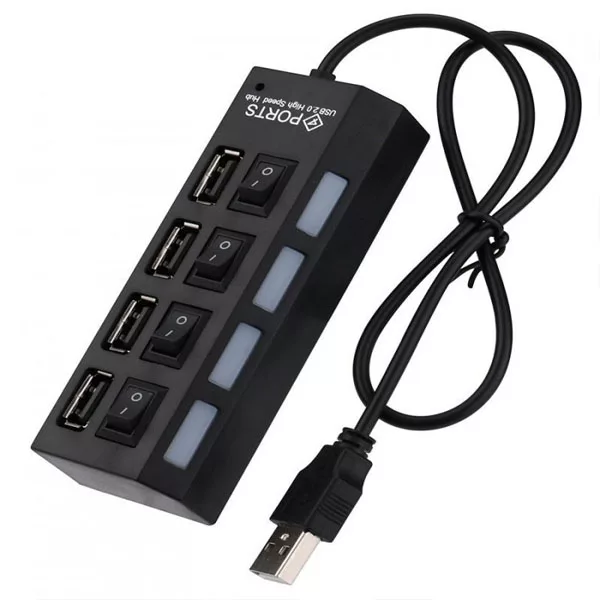 هاب 4 پورت USB 2.0 مدل HI-SPEED