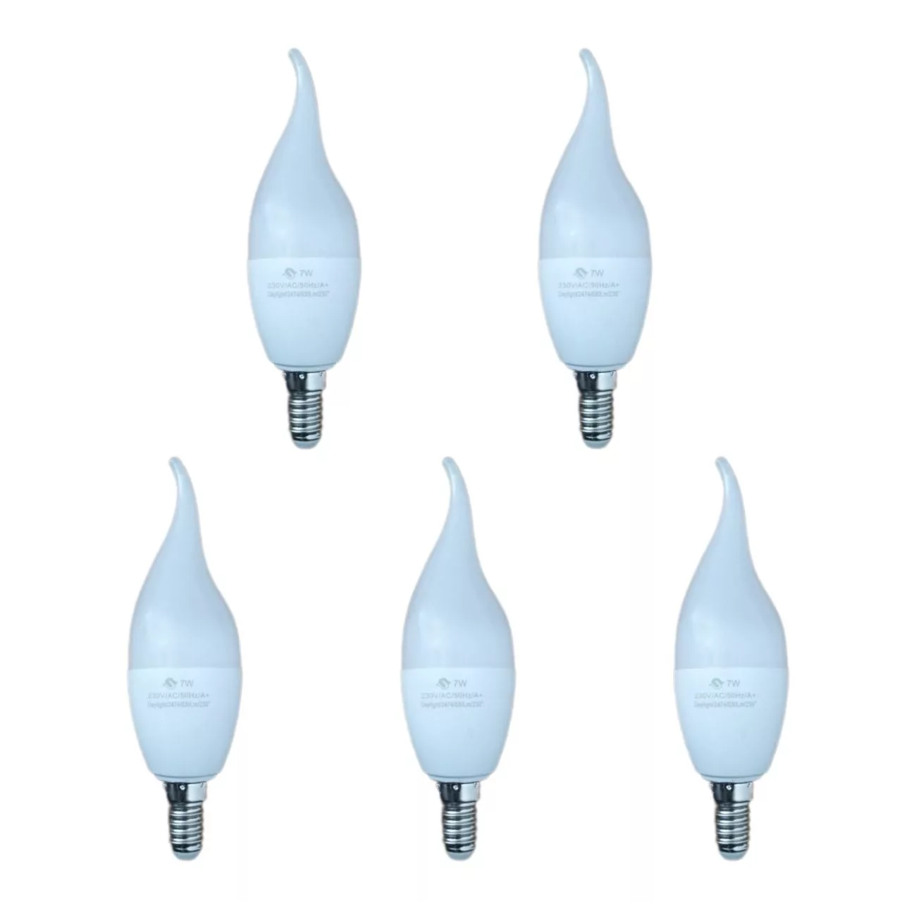 لامپ اس ام دی 7 وات پارس شوان مدل اشکی پایه E14 بسته 5 عددی