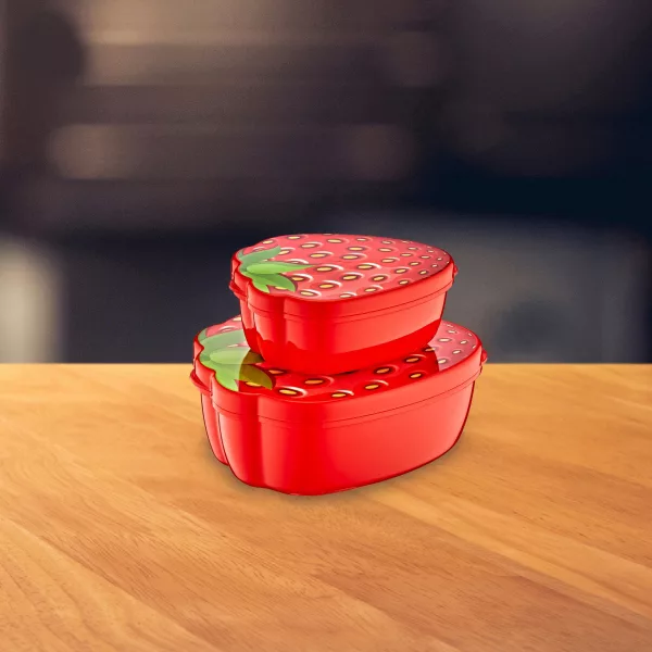 ظرف نگهدارنده هوبی لایف مدل Funny کد 021179 بسته دو عددی