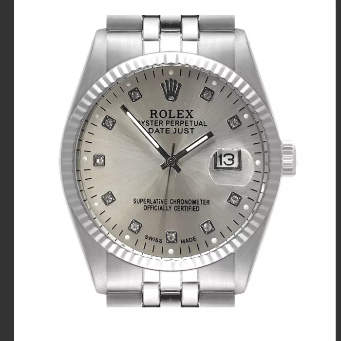 ساعت مچی عقربه‌ای مردانه مدل کلاسیک دیت جاست کد r-n