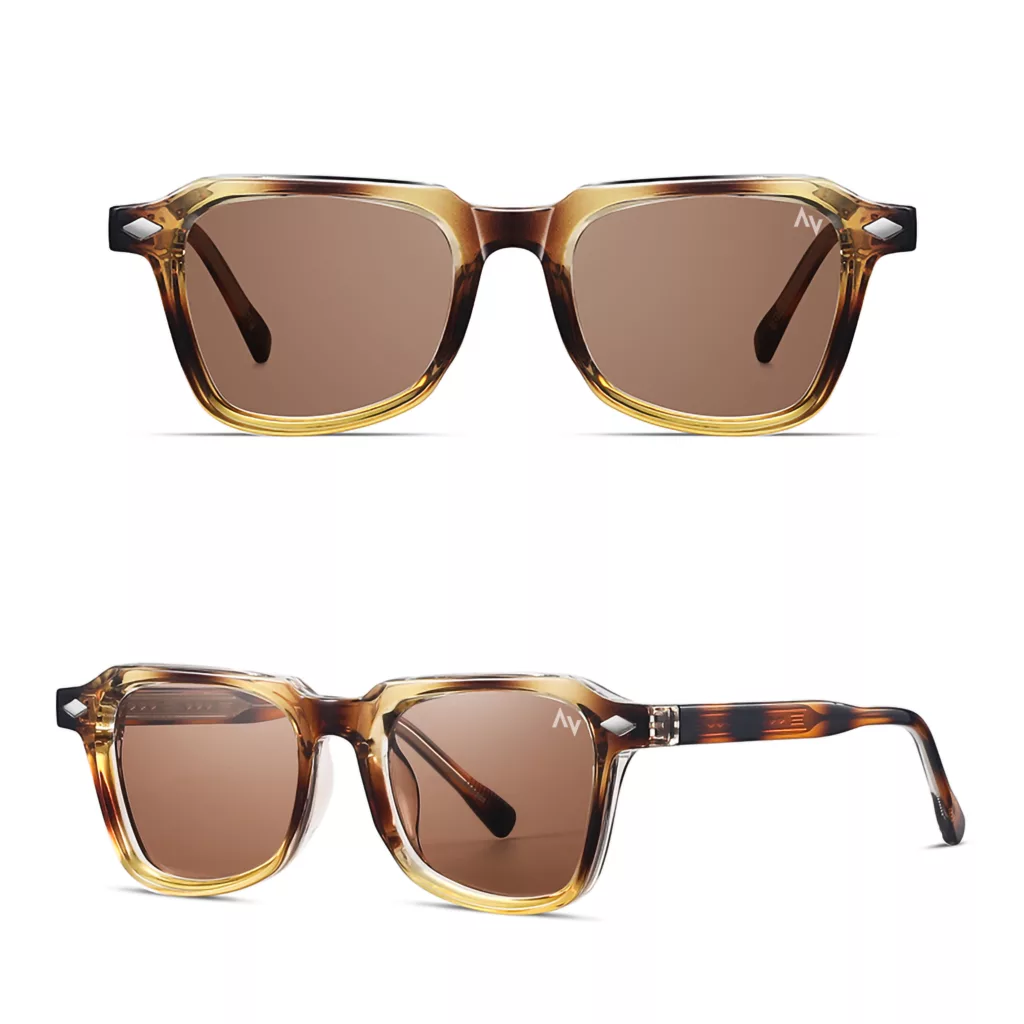 عینک آفتابی ویفرر (Wayfarer) آلبرت وگ مدل SZ8201 Tortoise Tawny