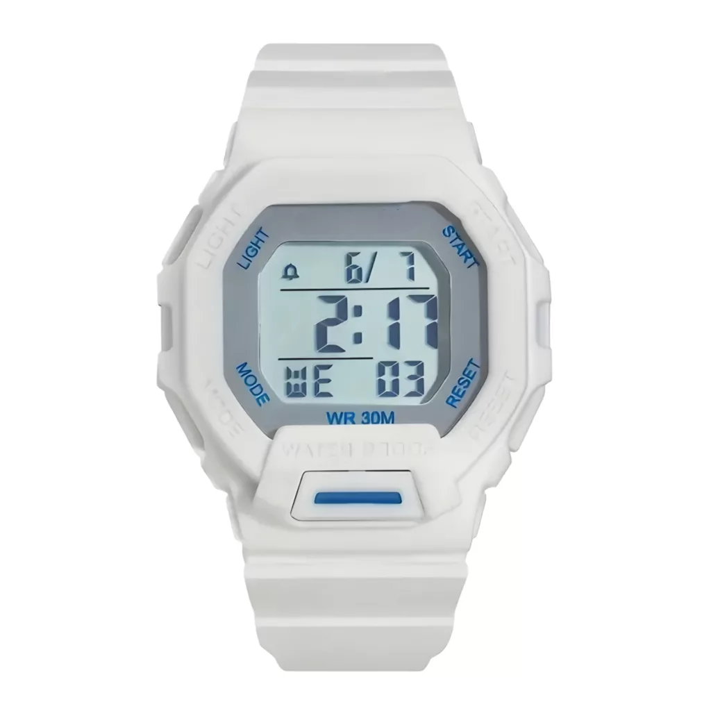 ساعت مچی دیجیتال مدل تک زمانه بند پیو کرنومتر دار کد c