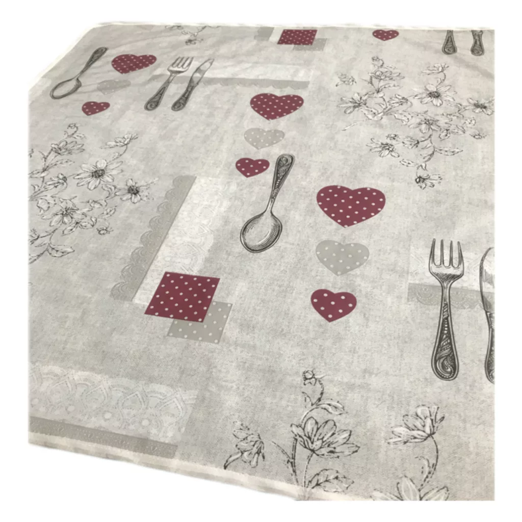 سفره 4 نفره مدل ماژستیک طرح 2 رو سایز 100×100 سانتی متر کد 04