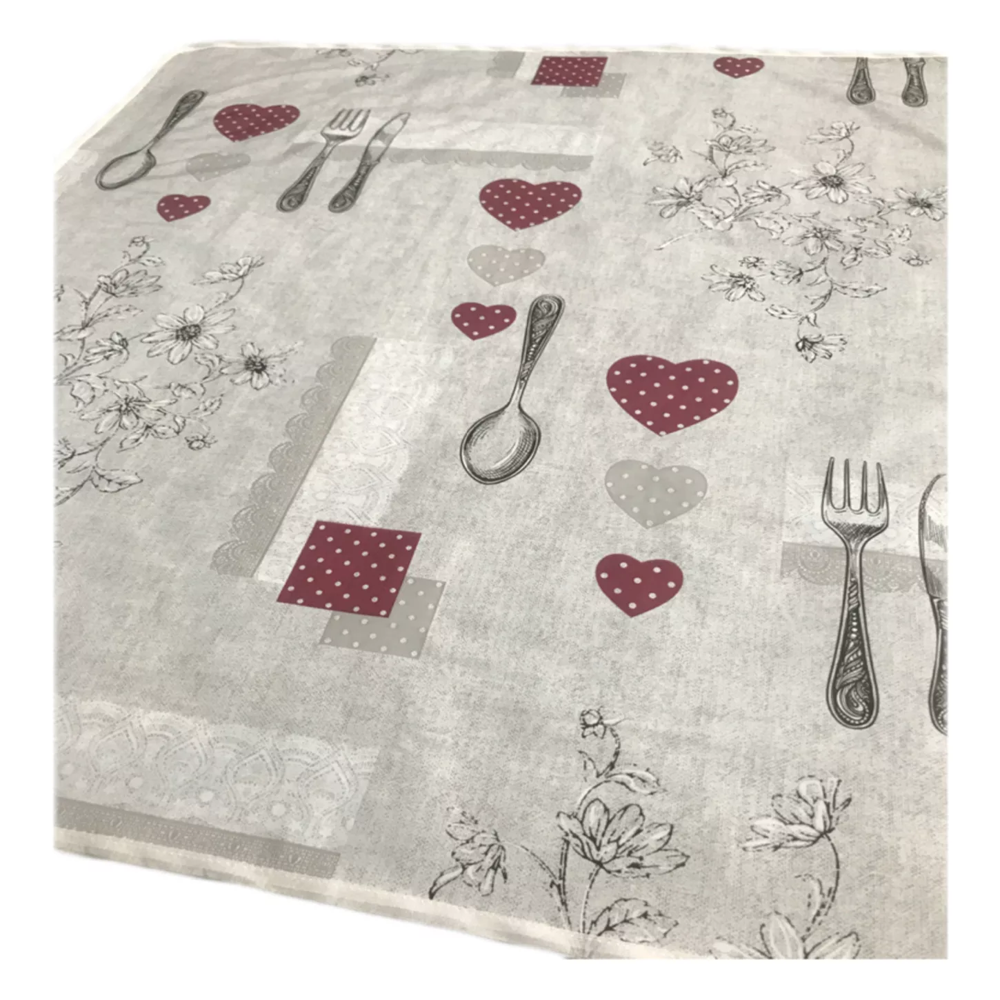 سفره 4 نفره مدل ماژستیک طرح 2 رو سایز 100×100 سانتی متر کد 04