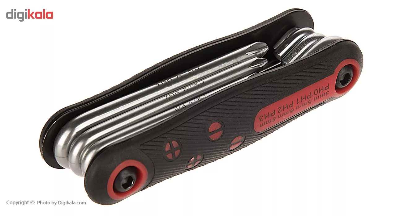 مجموعه 8 عددی پیچ گوشتی تاشو رونیکس مدل RH-2900