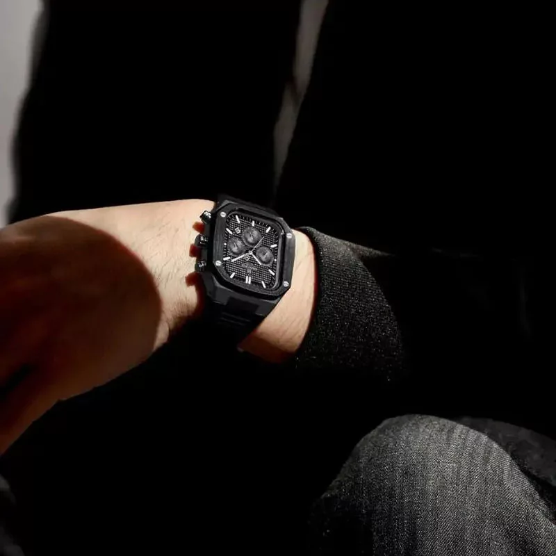 ساعت مچی عقربه‌ای کوارتز مردانه نیوی فورس مدل سه موتوره کد B37-BK80