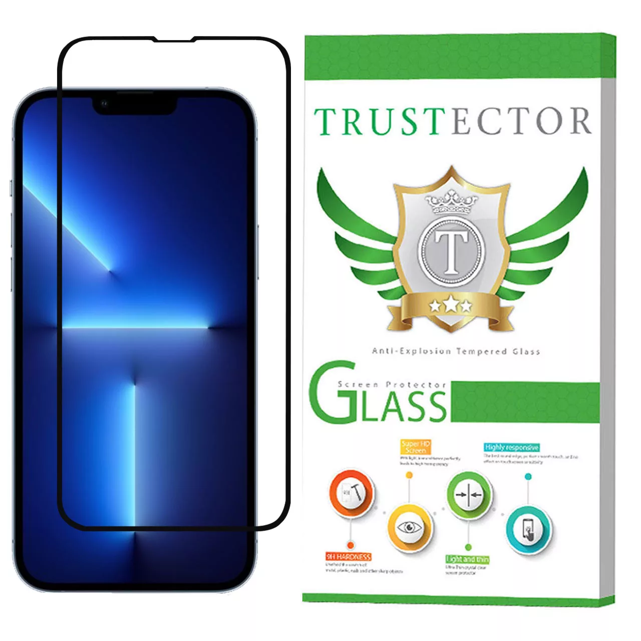 محافظ صفحه نمایش سرامیکی تراستکتور مدل CMC-T مناسب برای گوشی موبایل اپل iPhone 13 Pro