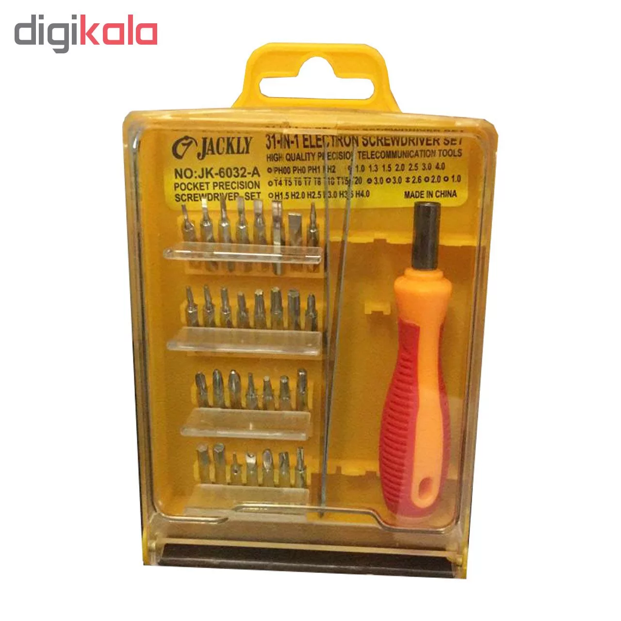 مجموعه 32 عددی پیچ گوشتی جکلی مدل jk 6032-A