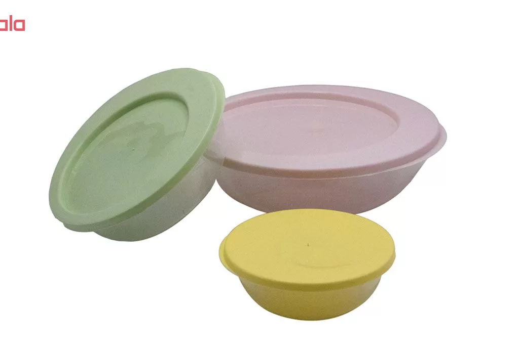 ظرف نگهدارنده تاپکو مدل فلورا کد A1051 مجموعه 3 عددی