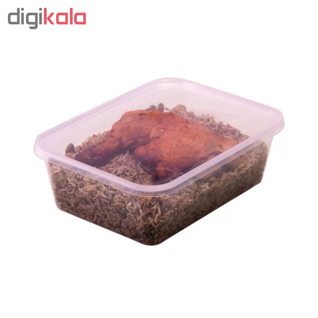 ظرف نگهدارنده طب پلاستیک مدل 1500C بسته 5 عددی