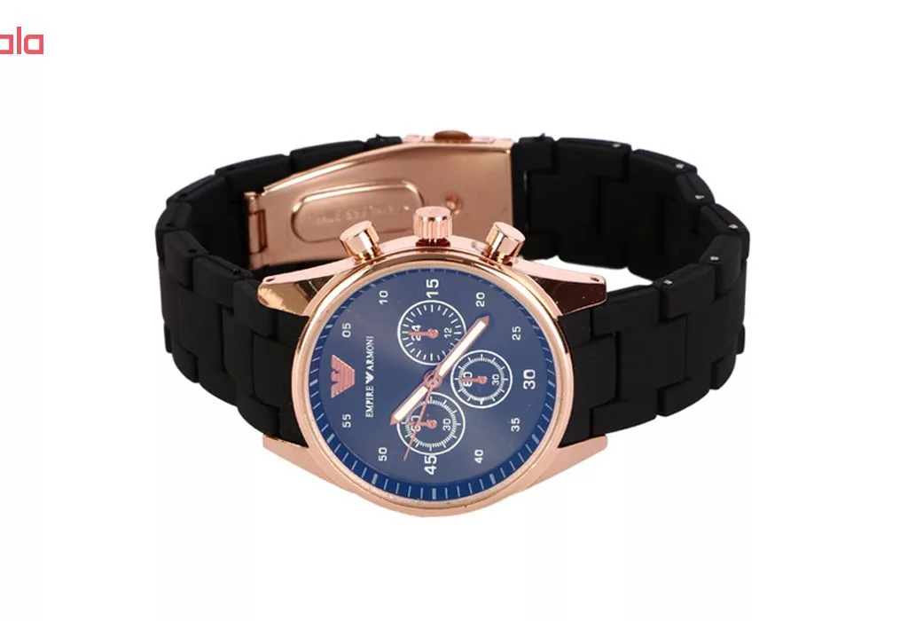 ساعت مچی عقربه ای مردانه کد Emp-Blk