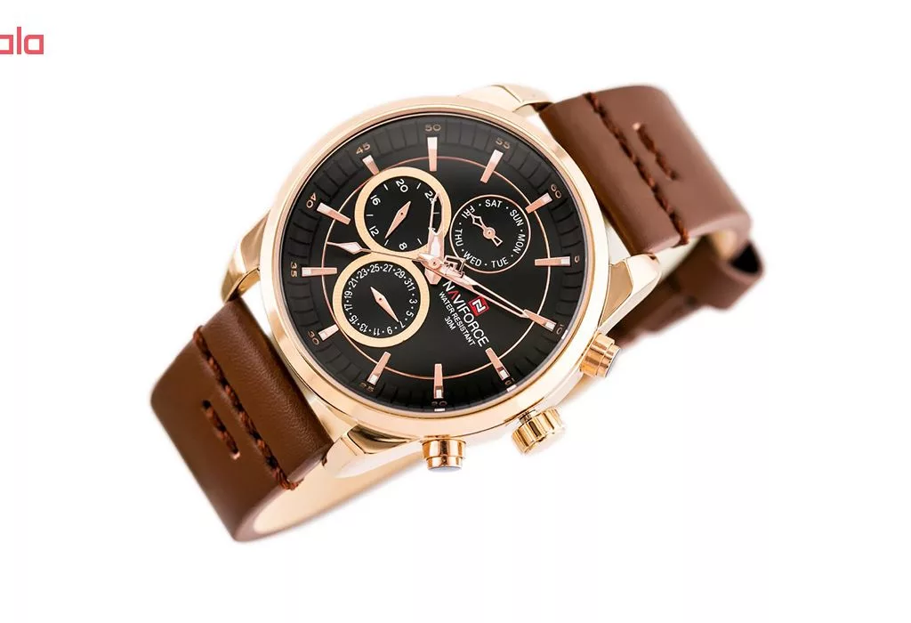 ساعت مچی عقربه‌ای کوارتز مردانه نیوی فورس مدل NF9148-RGBDBN