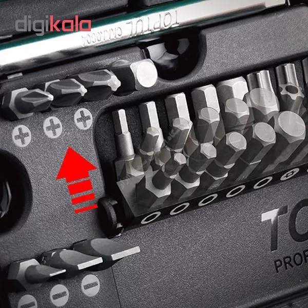 مجموعه 41 عددی آچار تاپ تول مدل GADW4101