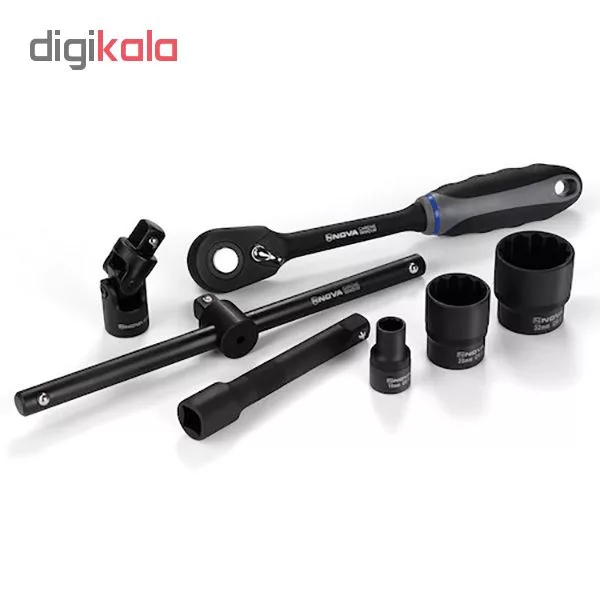 مجموعه 26 عددی آچار بکس نووا مدل NTS-7000