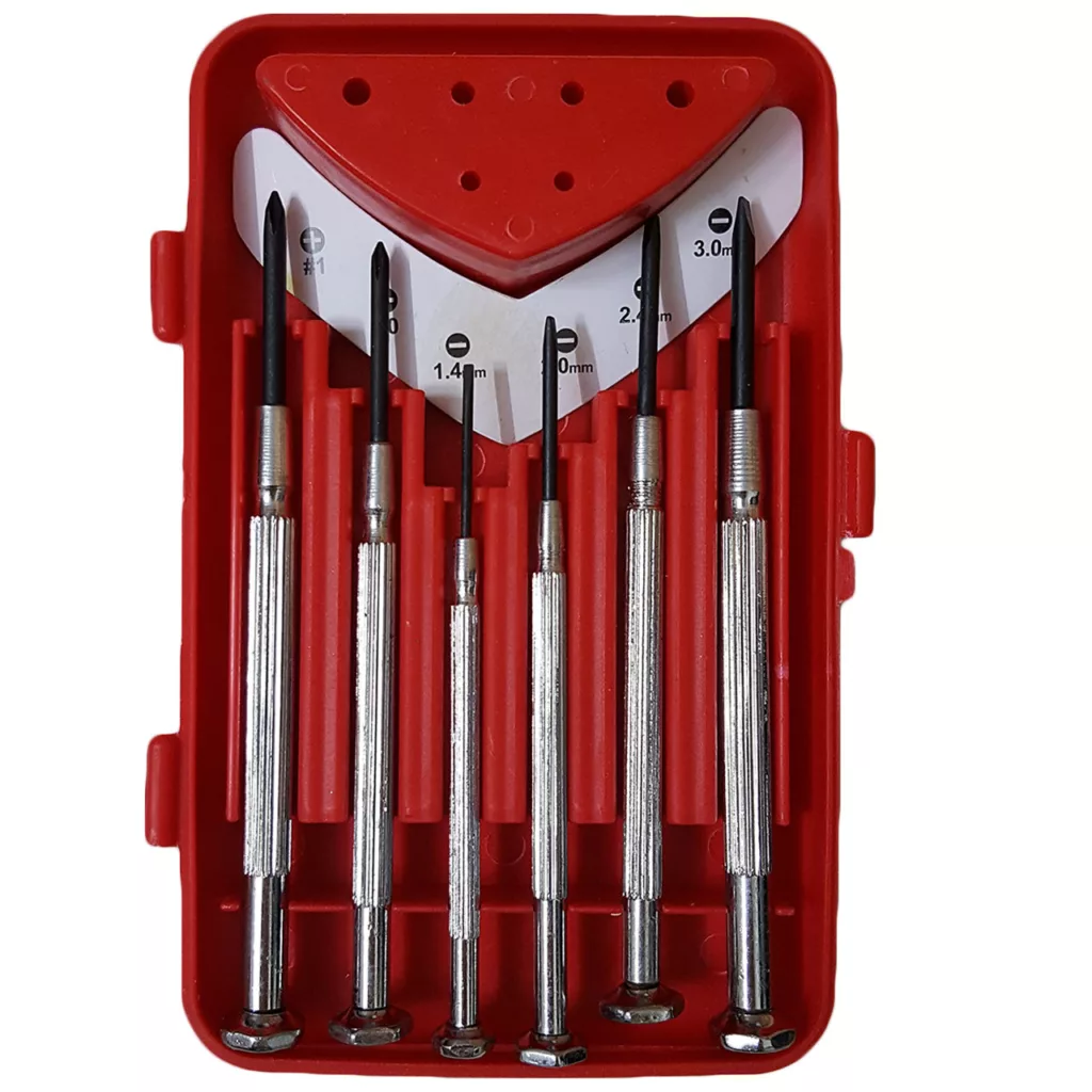 مجموعه 6 عددی پیچ گوشتی ساعتی کد 002