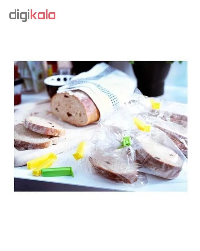 گیره کیسه مدل Bevara2 مجموعه 10 عددی