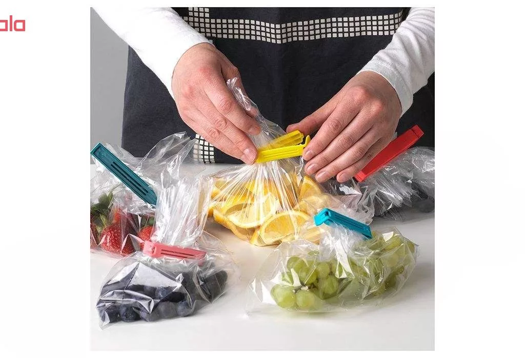 گیره کیسه مدل Bevara2 مجموعه 10 عددی