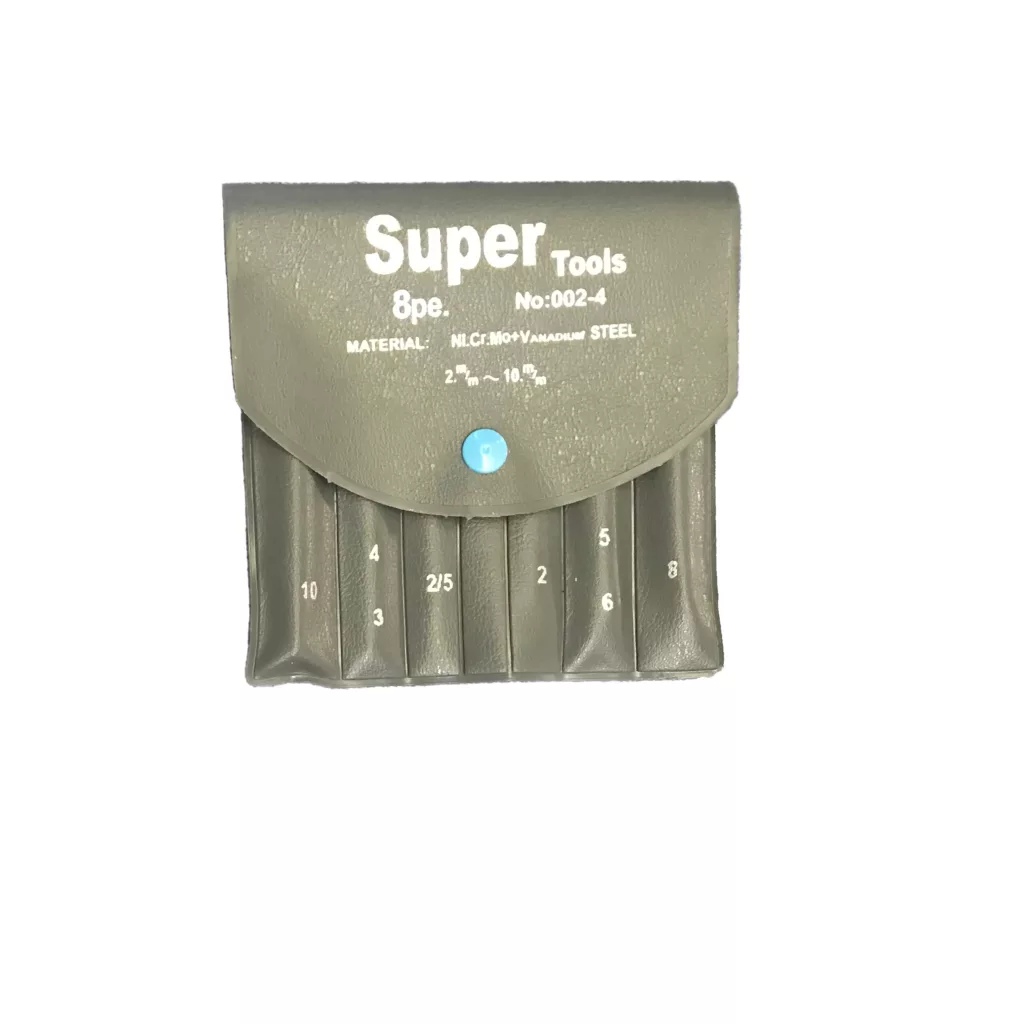 مجموعه 8 عددی آچار آلن سوپرتولز مدل QR-X1