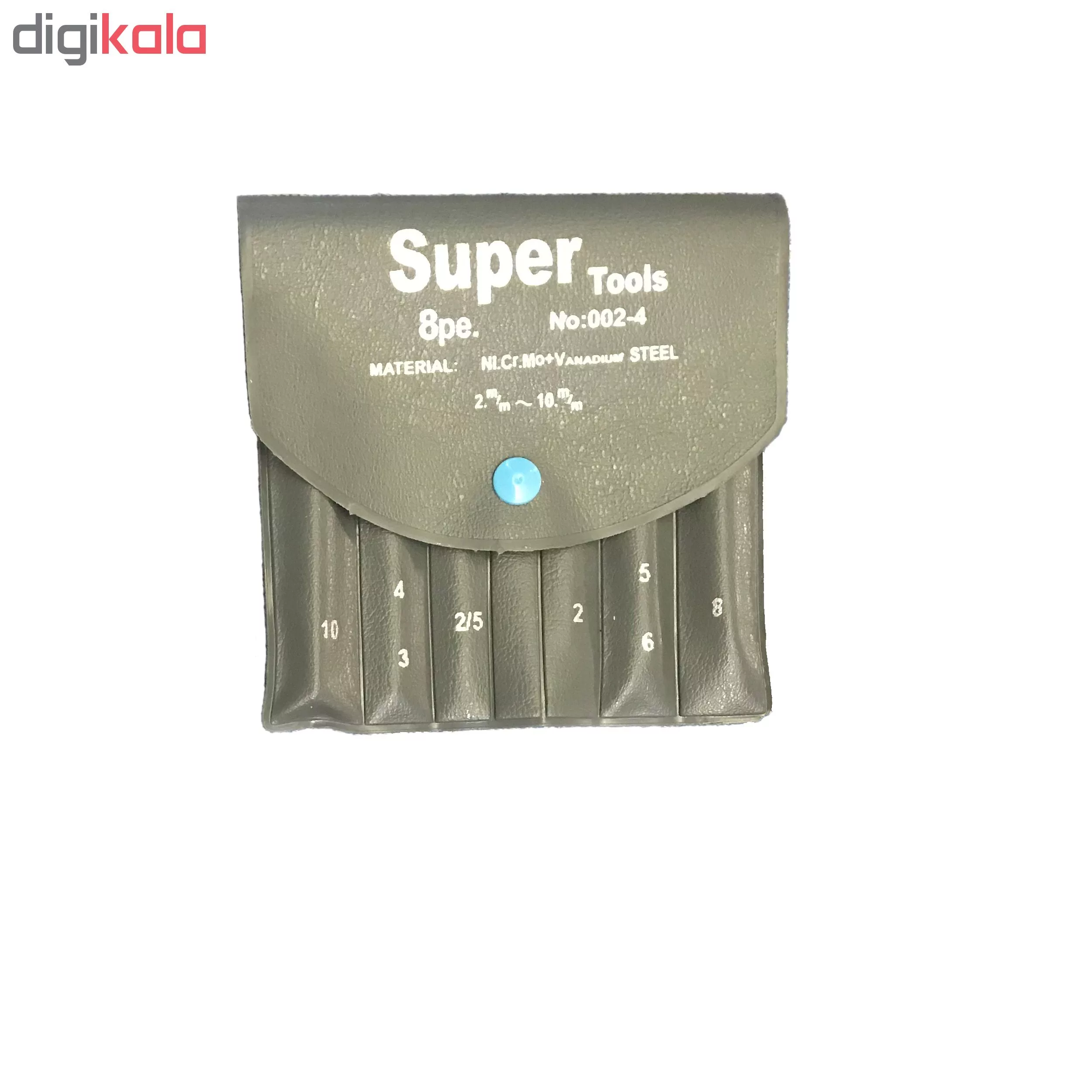 مجموعه 8 عددی آچار آلن سوپرتولز مدل QR-X1