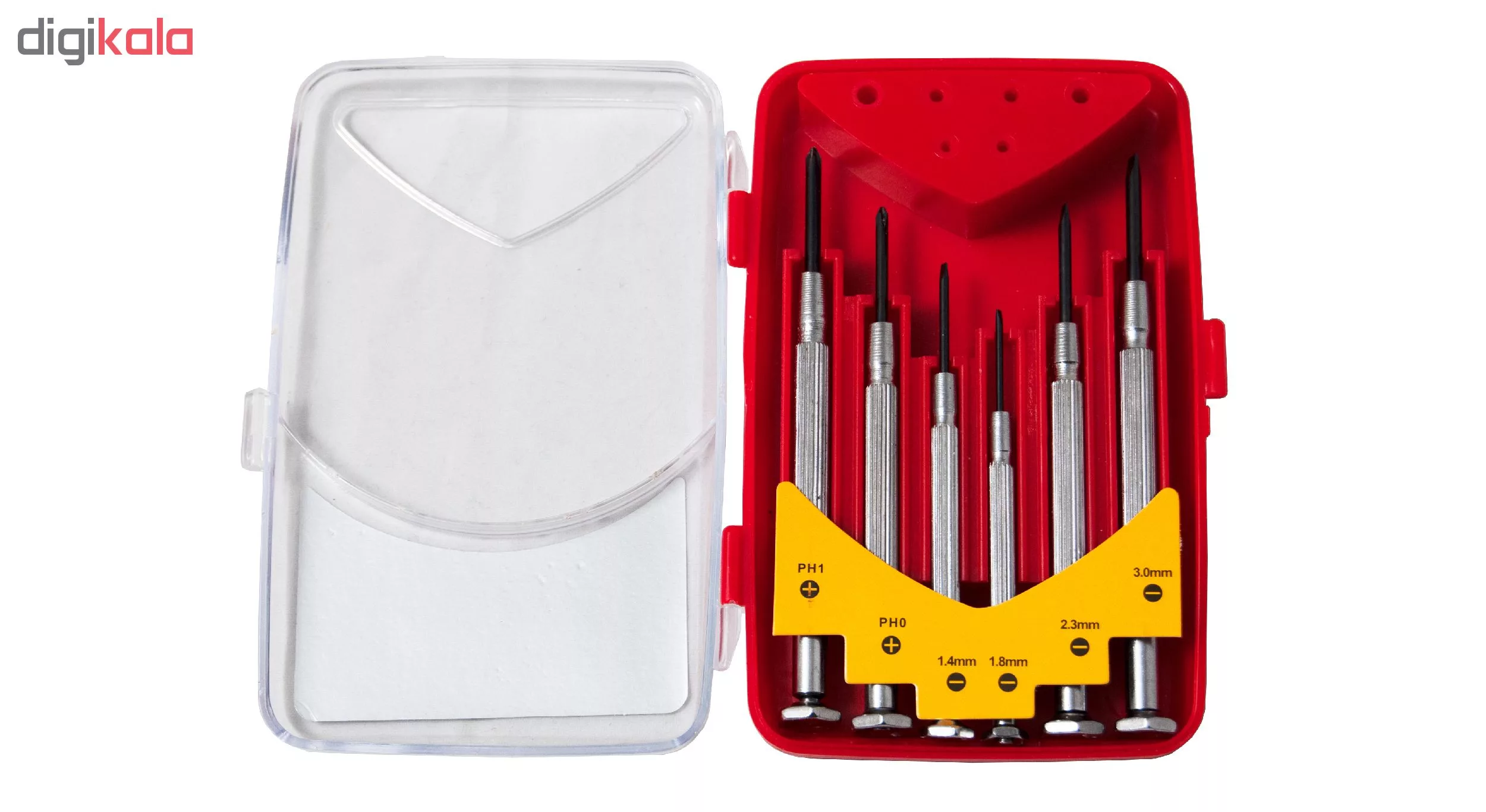 مجموعه 6 عددی پیچ گوشتی ساعتی میتا مدل CRVMO