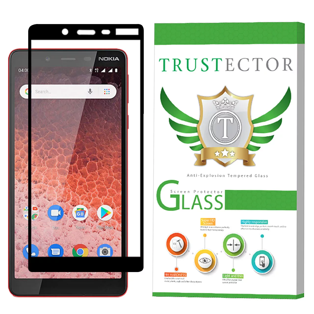 محافظ صفحه نمایش تراستکتور مدل GSS مناسب برای گوشی موبایل نوکیا 1 Plus