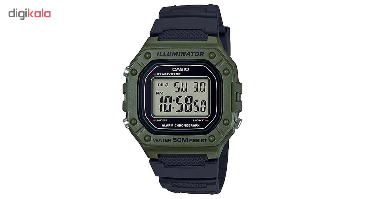 ساعت مچی دیجیتال کاسیو مدل  W-218H-3AVDF
