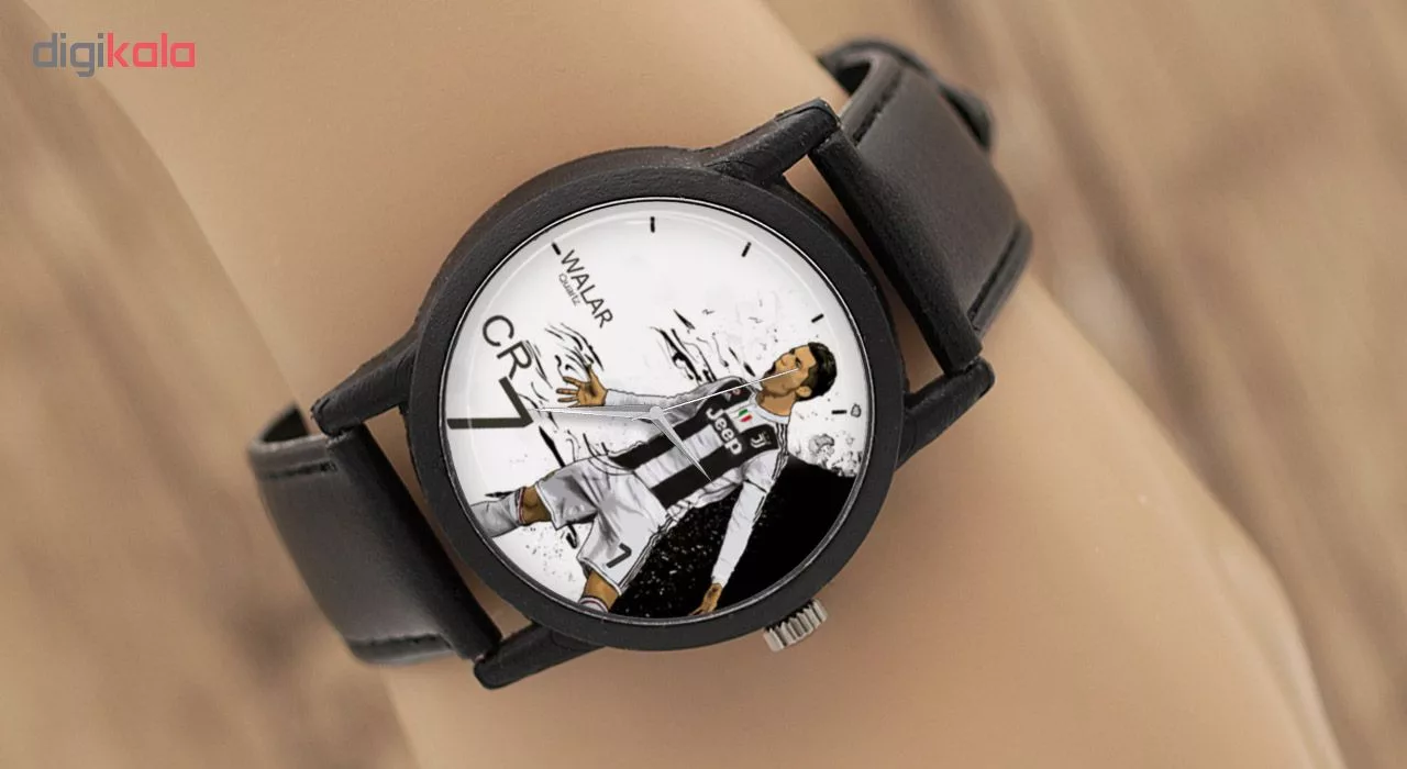 ساعت مچی عقربه ای مردانه والار طرح رونالدو کد LF1353