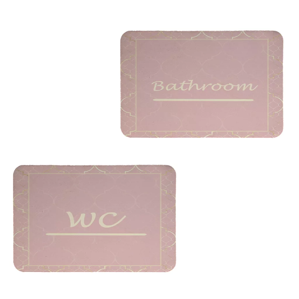 پادری طرح حمام و سرویس بهداشتی کد 8686 سایز 80×50 سانتی متر مجموعه دو عددی