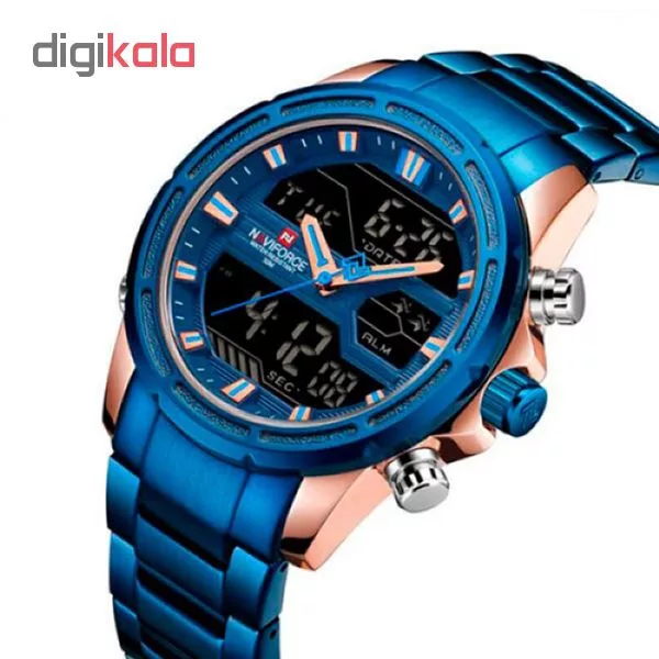 ساعت مچی عقربه ای مردانه نیوی فورس کد NF9138M - FE-SO-RO