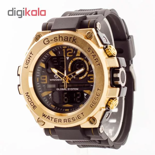 ساعت مچی دیجیتال مردانه جی شارک کد G-SH 3322 - ME-TA