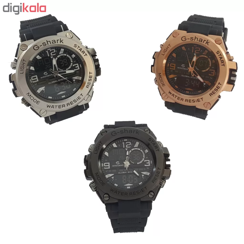 ساعت مچی عقربه ای مردانه جی شارک کد a9
