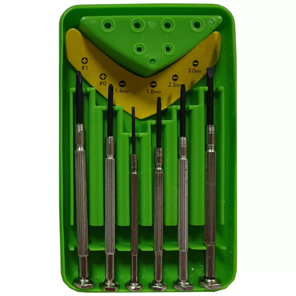 مجموعه 6 عددی پیچ گوشتی ساعتی مدل YP06