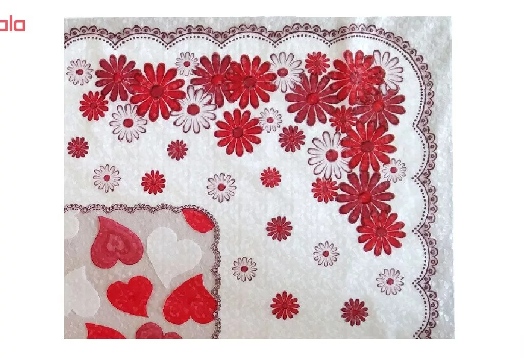 سفره 6 نفره طرح میخک