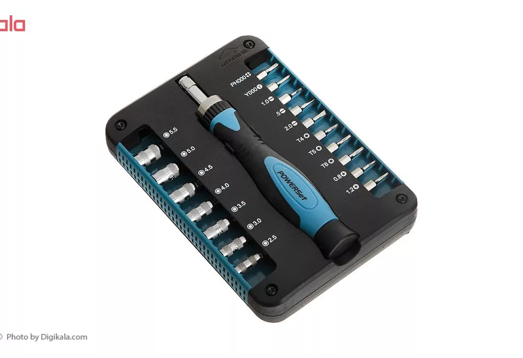 مجموعه 18 عددی پیچ گوشتی و سری پیچ گوشتی پاورست مدل TH1018