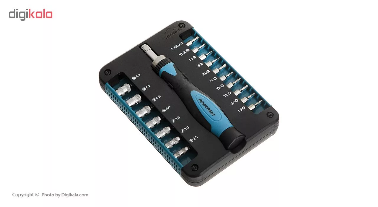 مجموعه 18 عددی پیچ گوشتی و سری پیچ گوشتی پاورست مدل TH1018