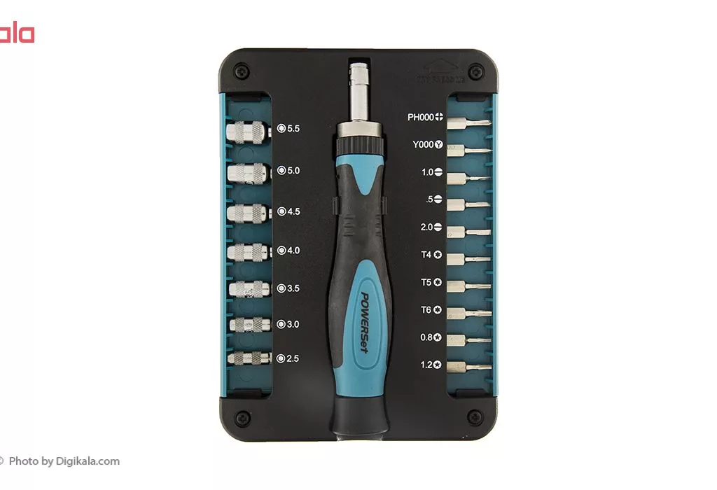 مجموعه 18 عددی پیچ گوشتی و سری پیچ گوشتی پاورست مدل TH1018