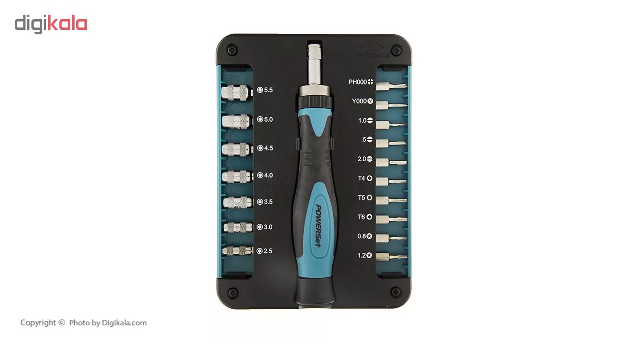 مجموعه 18 عددی پیچ گوشتی و سری پیچ گوشتی پاورست مدل TH1018