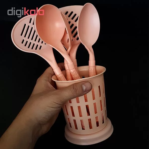 سرویس کفگیر و ملاقه 6 پارچه ایو استایل کد 6671