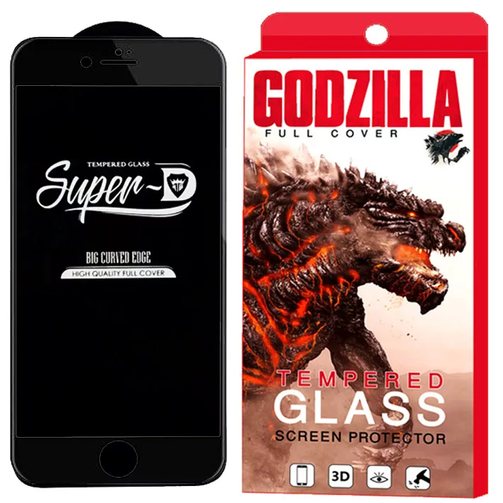 محافظ صفحه نمایش گودزیلا مدل Super D مناسب برای گوشی موبایل اپل iPhone 8 Plus